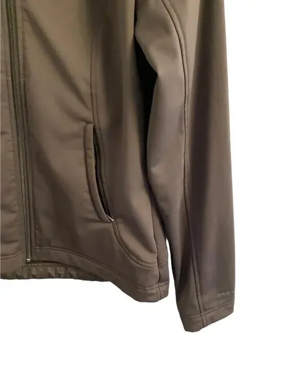 Patagonia Women's Jacket Long Sleeves Size Medium Chocolate Brown Full Zip - Picture 6 of 9